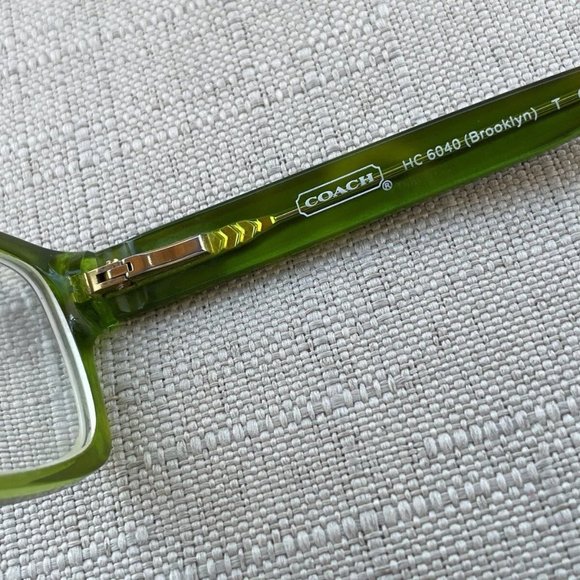 Coach Eyeglasses Frame Green Tortoise Glasses 5011 BROOKLYN 50[]16 135 main image 4